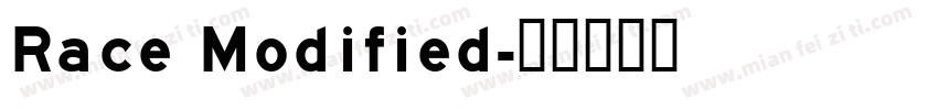 Race Modified字体转换